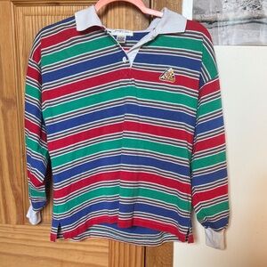 Colorful Striped Polo Shirt